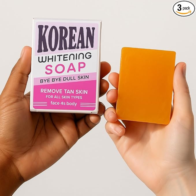 Korean Whitening Soap - Bye Bye Dull Skin, Remove Tanning
