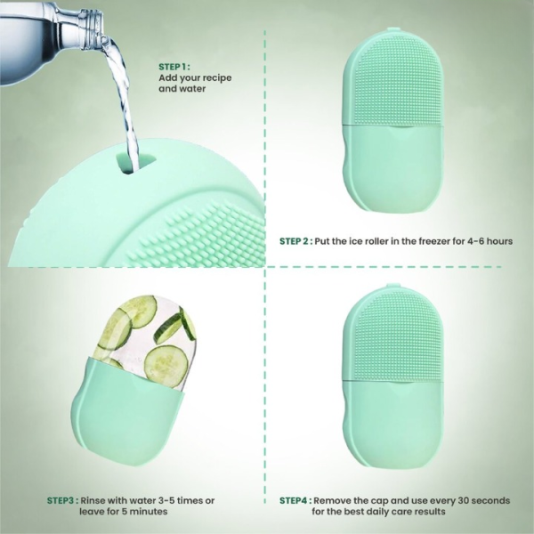 Ice Roller Facial Massage & Cleansing Cube - Random Color